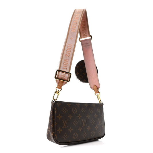 Monogram Multi Pochette Accessories Large Pochette Rose Clair