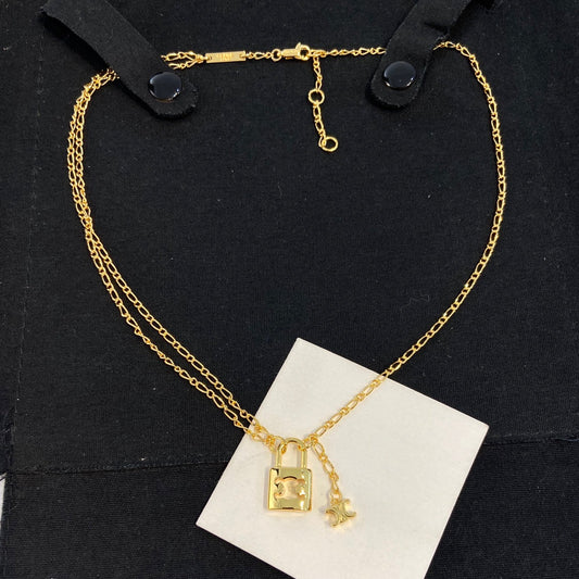 Celine Triumphal Arch Pendant Necklace
