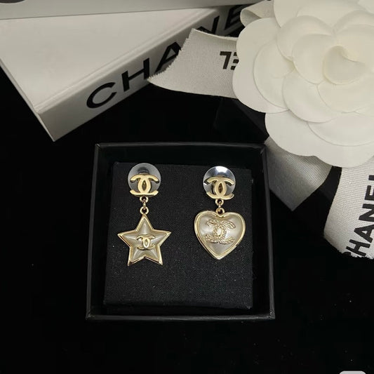 Chanel Pearl Star Necklace Bracelet Earrings