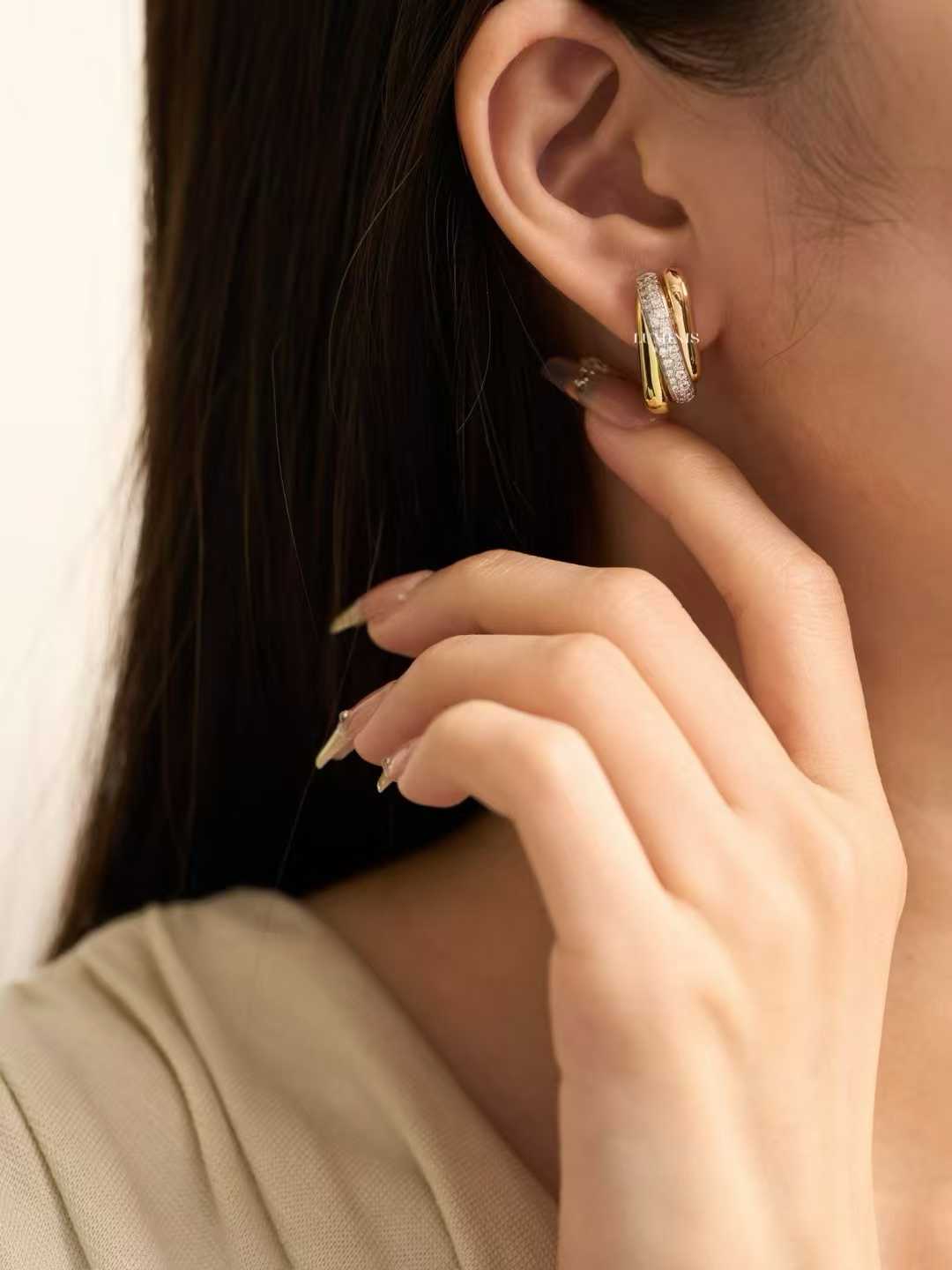 Lux Cartier Trinity Earrings