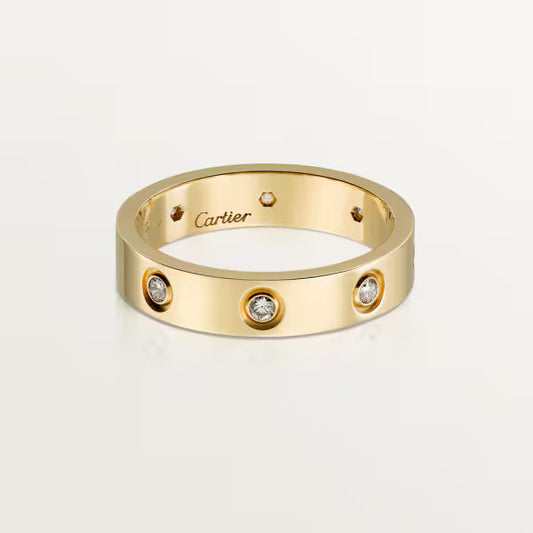 Cartier Love ring, small model, 8 diamonds