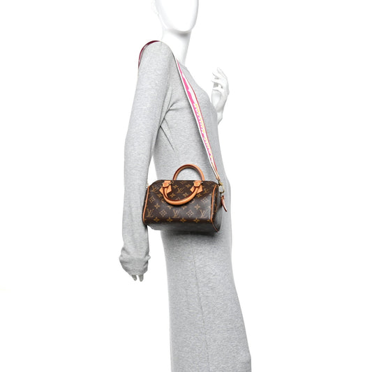 Monogram Speedy Bandouliere 20 Fuchsia