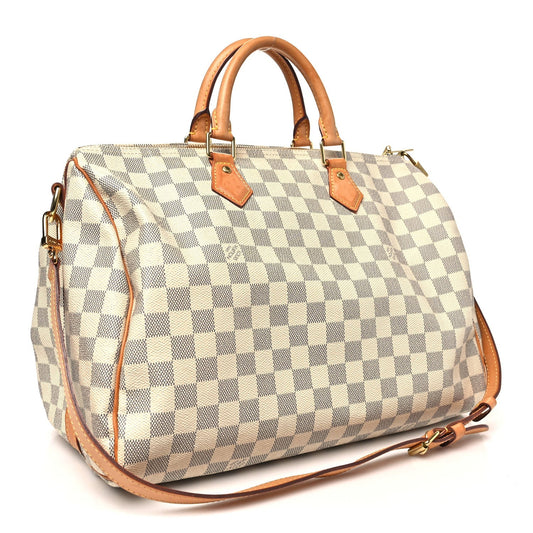 Damier Azur Speedy Bandouliere 35