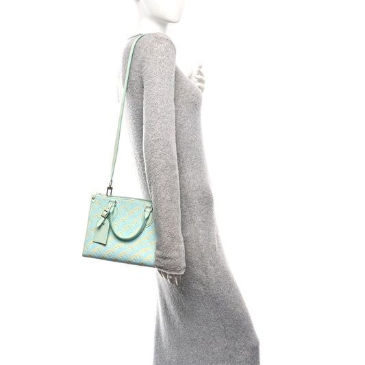 Empreinte Monogram Summer Stardust Onthego PM Water Green
