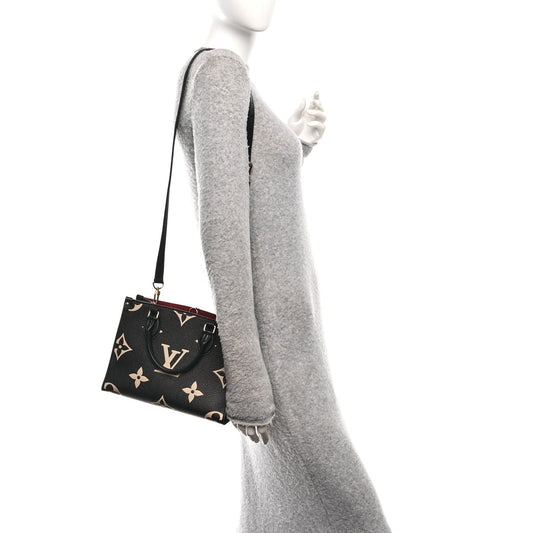 Empreinte Monogram Giant Onthego PM Black Beige