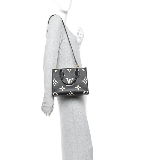 Empreinte Monogram Giant Onthego PM Black Beige