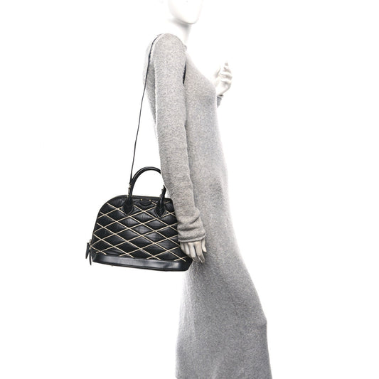 Lambskin Malletage Alma PM Black