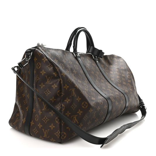 Monogram Macassar Keepall Bandouliere 55