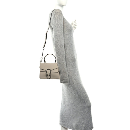 Crinkled Patent Small Dionysus Top Handle Bag Sphinx