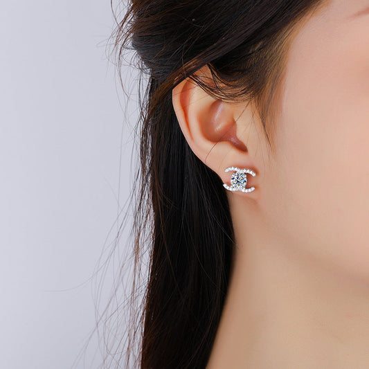 Chanel Colored Moissanite Earrings