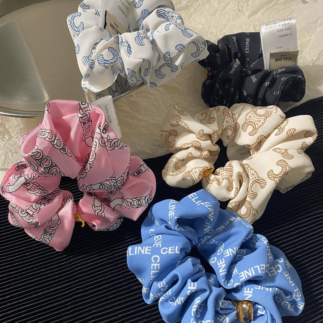 Celine Ponytail Holders (5Pcs Total)