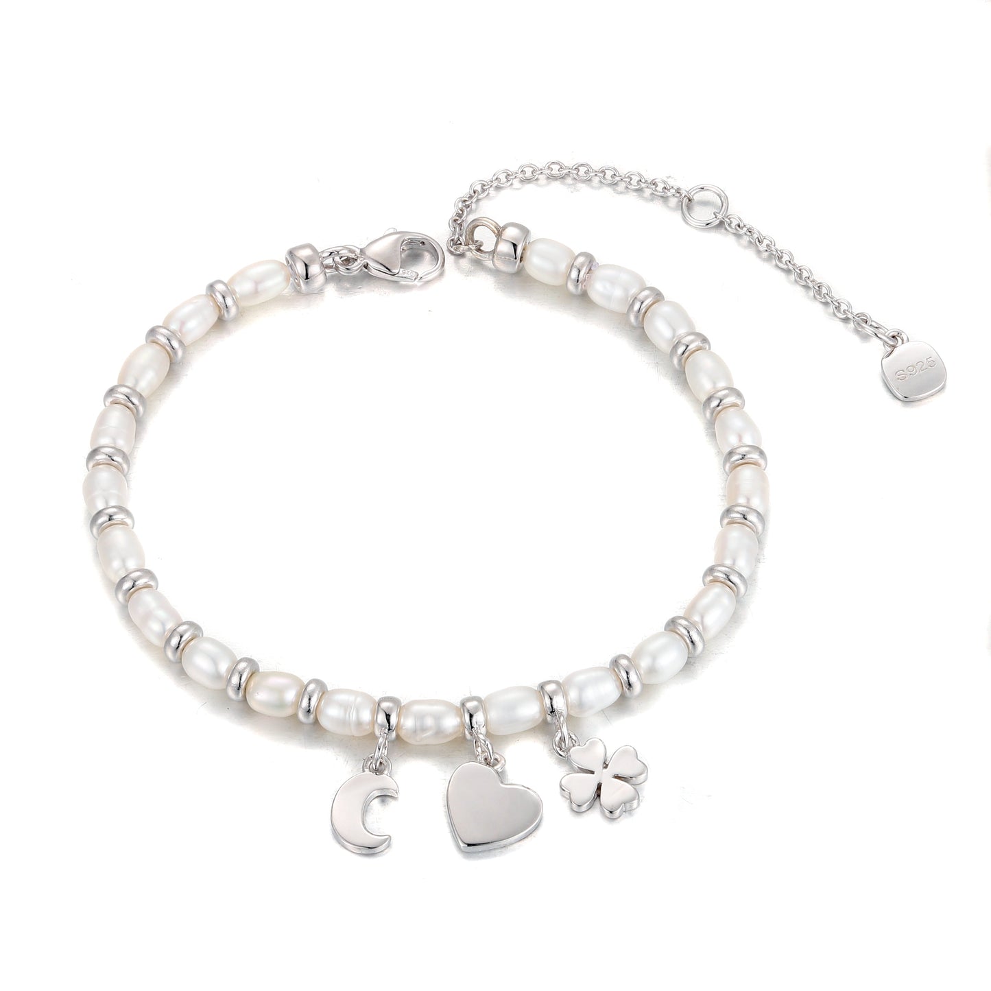 Pearl Charm Bracelet