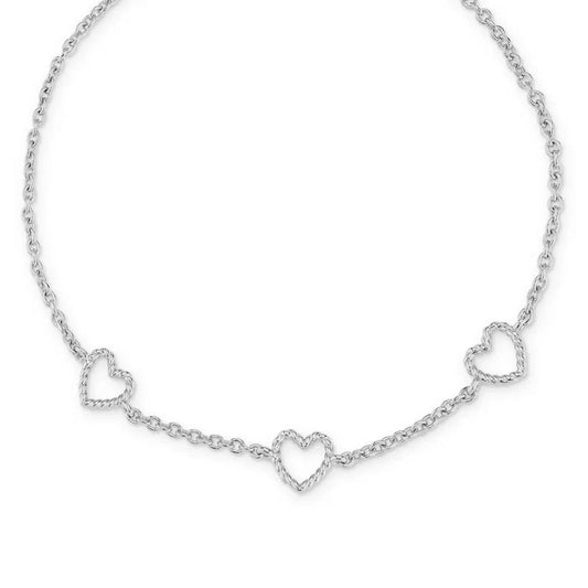 Three Heart Bracelet