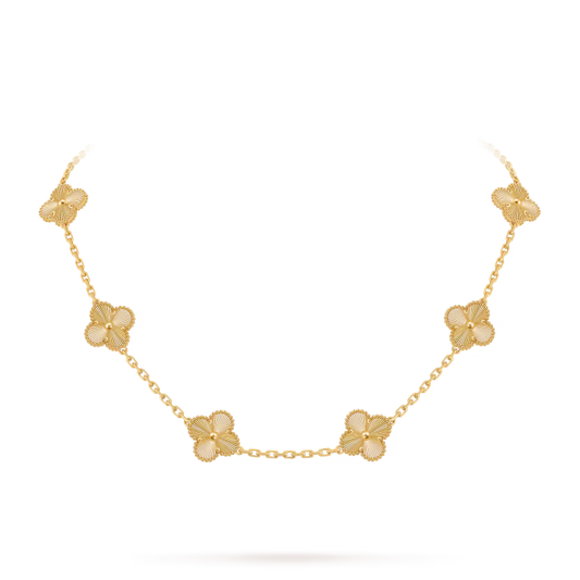 VCA Vintage Alhambra necklace, 10 motifs