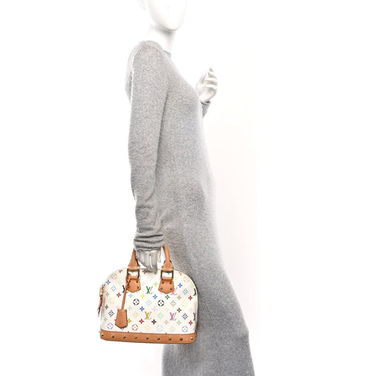 Monogram Multicolor Alma PM White