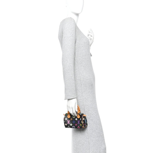 Monogram Multicolor Mini Sac HL Speedy Black