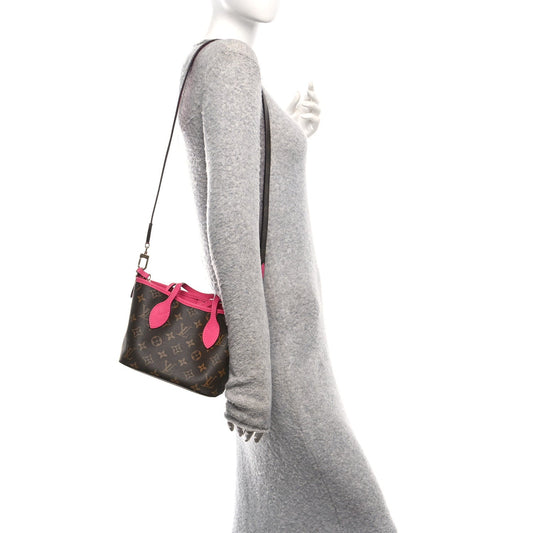 Monogram Neverfull Inside Out Bandouliere BB Rose Pondichery