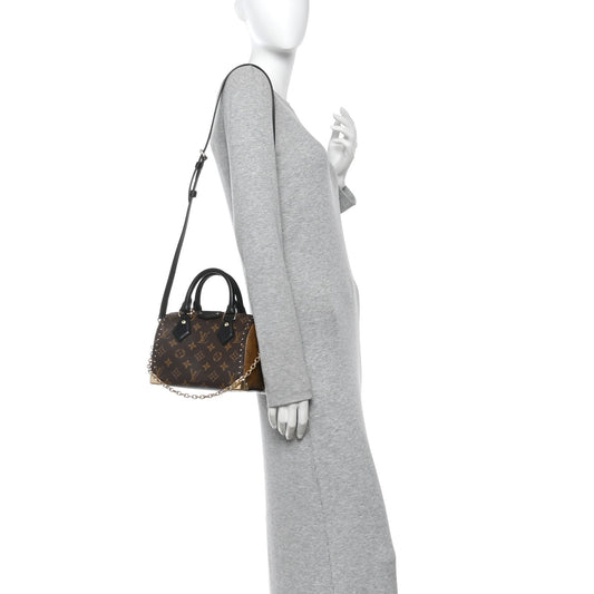 Reverse Monogram Speedy Trunk 20