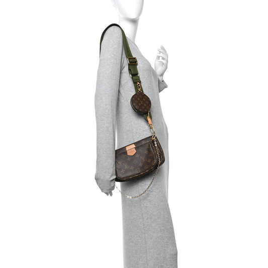 Monogram Multi Pochette Accessories Kaki