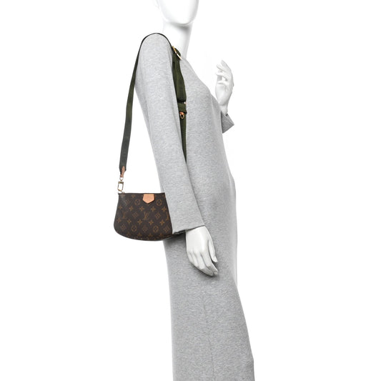 Monogram Multi Pochette Accessories Large Pochette Kaki