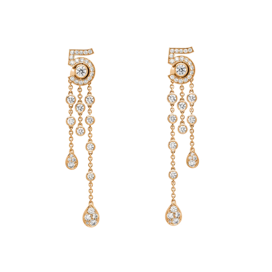 Chanel Eternal N鎺� Transformable Earrings