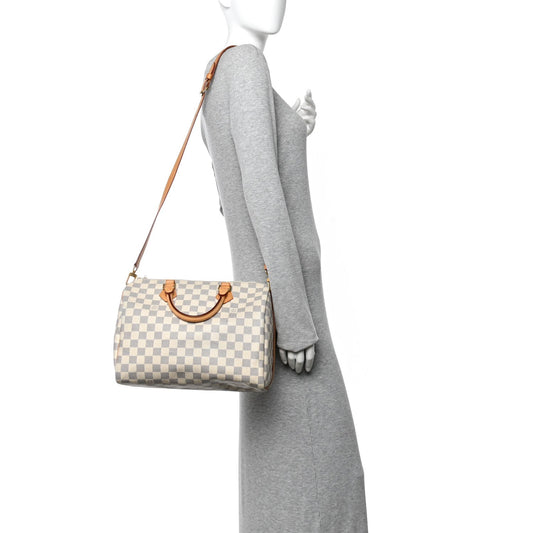 Damier Azur Speedy Bandouliere 30