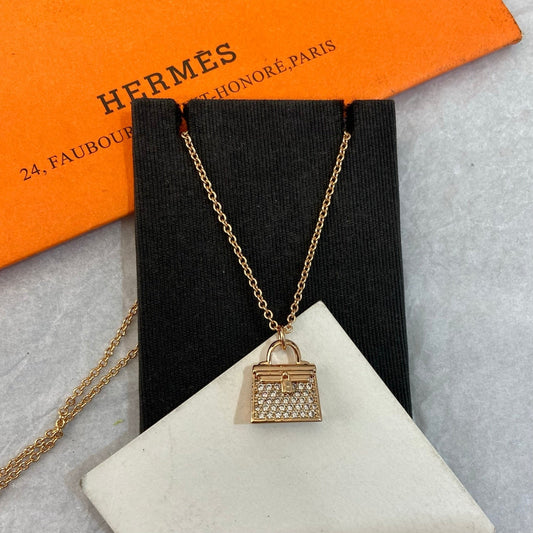 Hermes Kelly Bag Necklace
