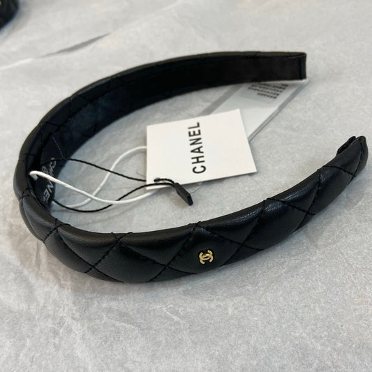 Chanel Leather Hair Band