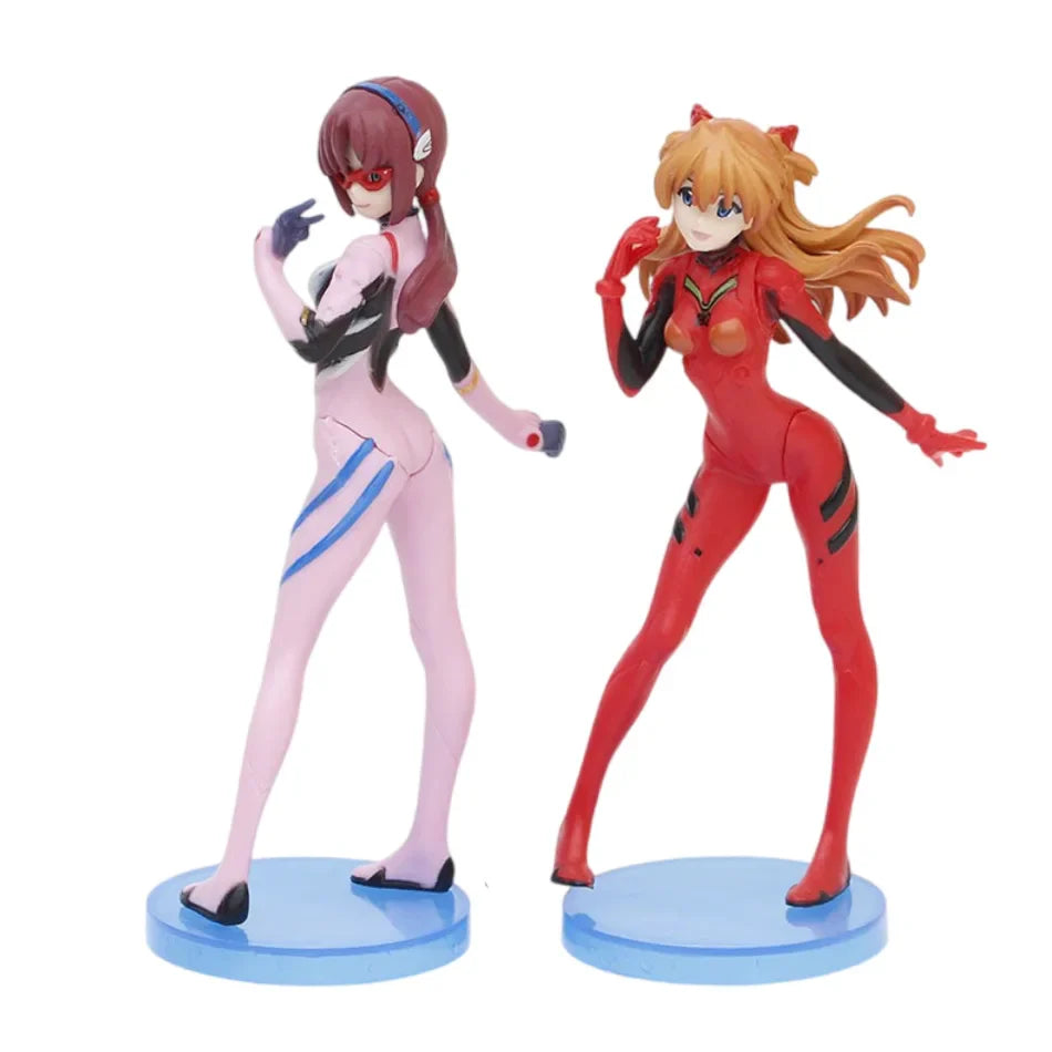 NEON GENESIS EVANGELION 13cm Ayanami Rei Asuka Langley Makinami Figure PVC