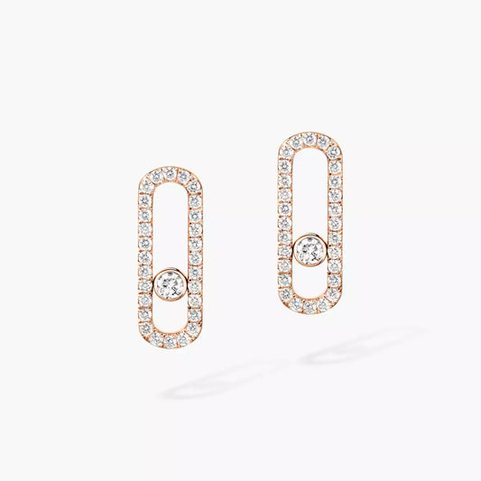 Messika Move Uno Diamond Pavé Earrings Diamond Earrings