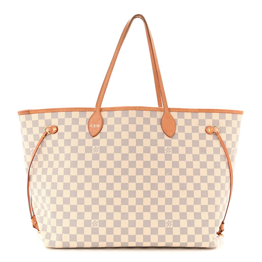 Damier Azur Neo Neverfull GM Rose Ballerine