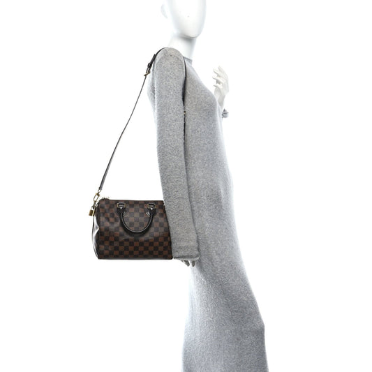 Damier Ebene Speedy Bandouliere 25