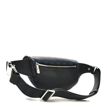 Damier Infini Campus BumBag Navy Black
