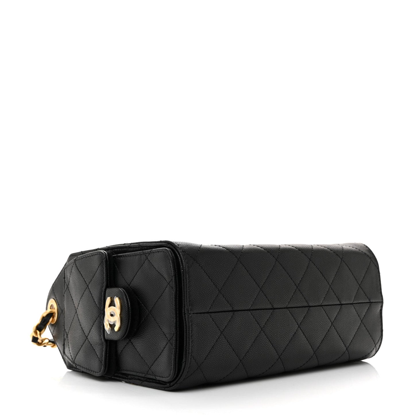 Caviar Quilted Mini Chanel 25 Handbag Black