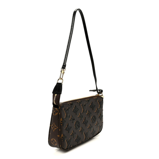 Monogram Sequins Pochette Accessories Black