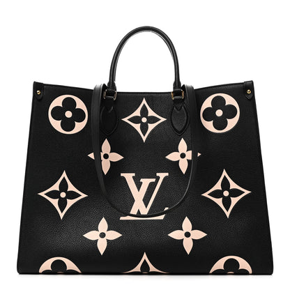 Empreinte Monogram Giant Onthego GM Black Beige
