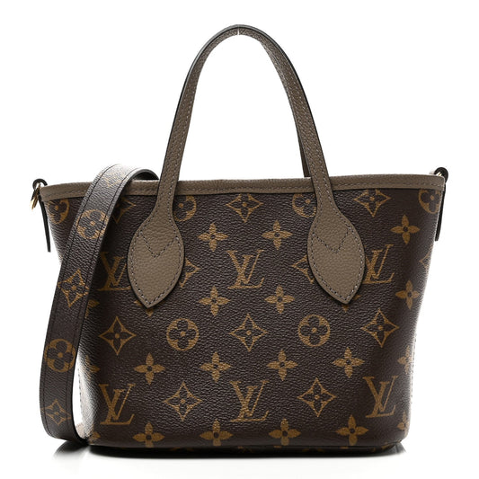Monogram Neverfull Inside Out Bandouliere BB Dark Fango