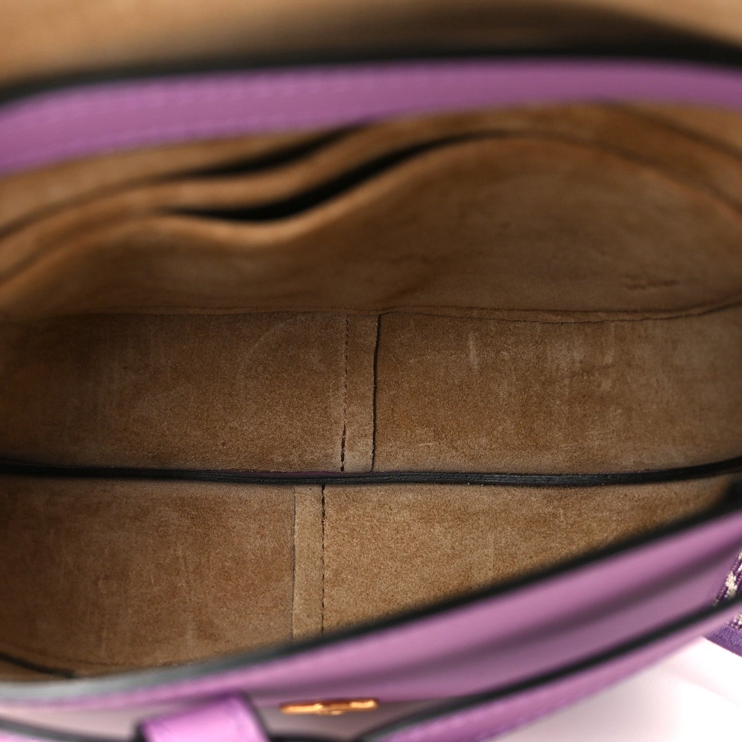 Calfskin Jacquard Mini Gate Dual Bag Guimauve