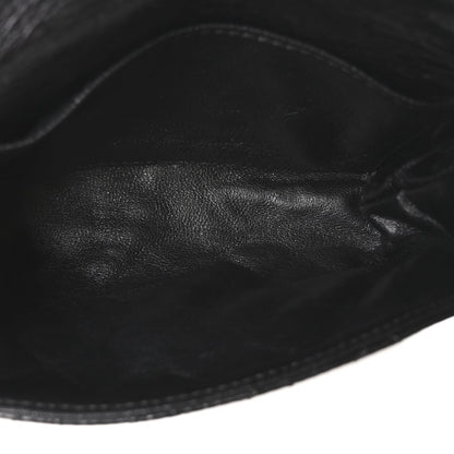 Glazed Calfskin Quilted 2.55 Reissue Flap Belt Bag Clutch 85 34 Black