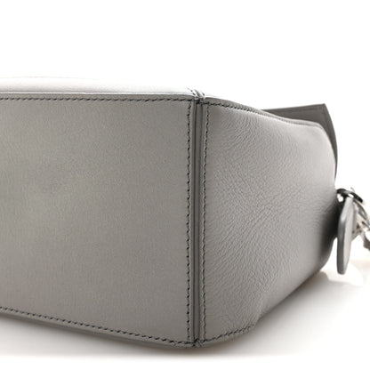 Calfskin Small Puzzle Bag Pearl Grey