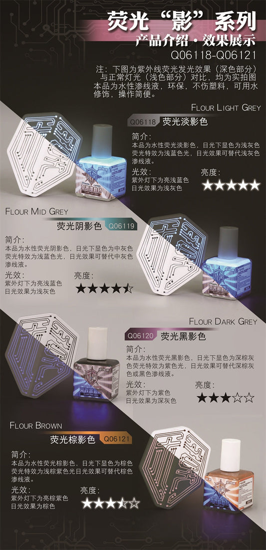 QW LIGHT GREY FLUORESCENT PANEL LINE