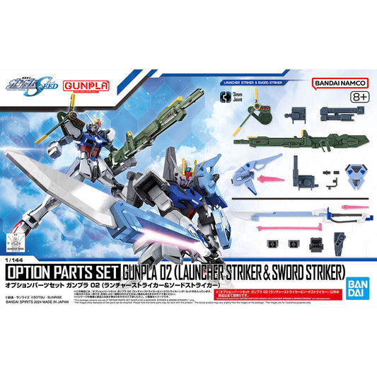 OPTION PARTS SET GUNPLA 02 - LAUNCHER & SWORD STRIKER