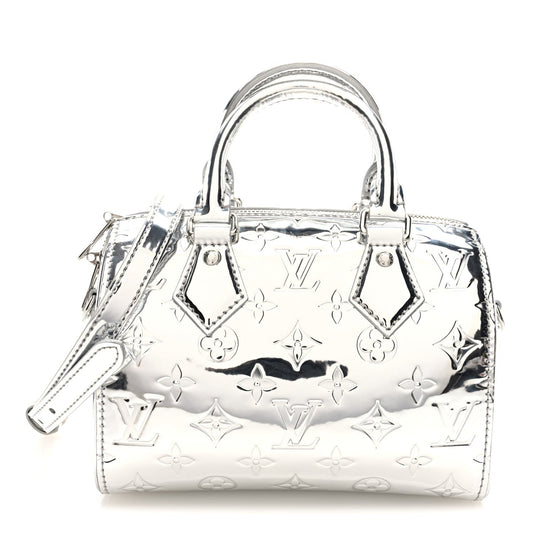 Monogram Miroir Speedy Bandouliere 20 Silver