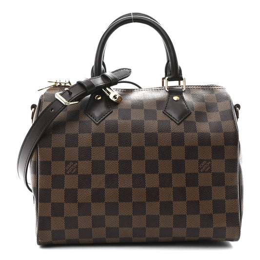 Damier Ebene Speedy Bandouliere 25