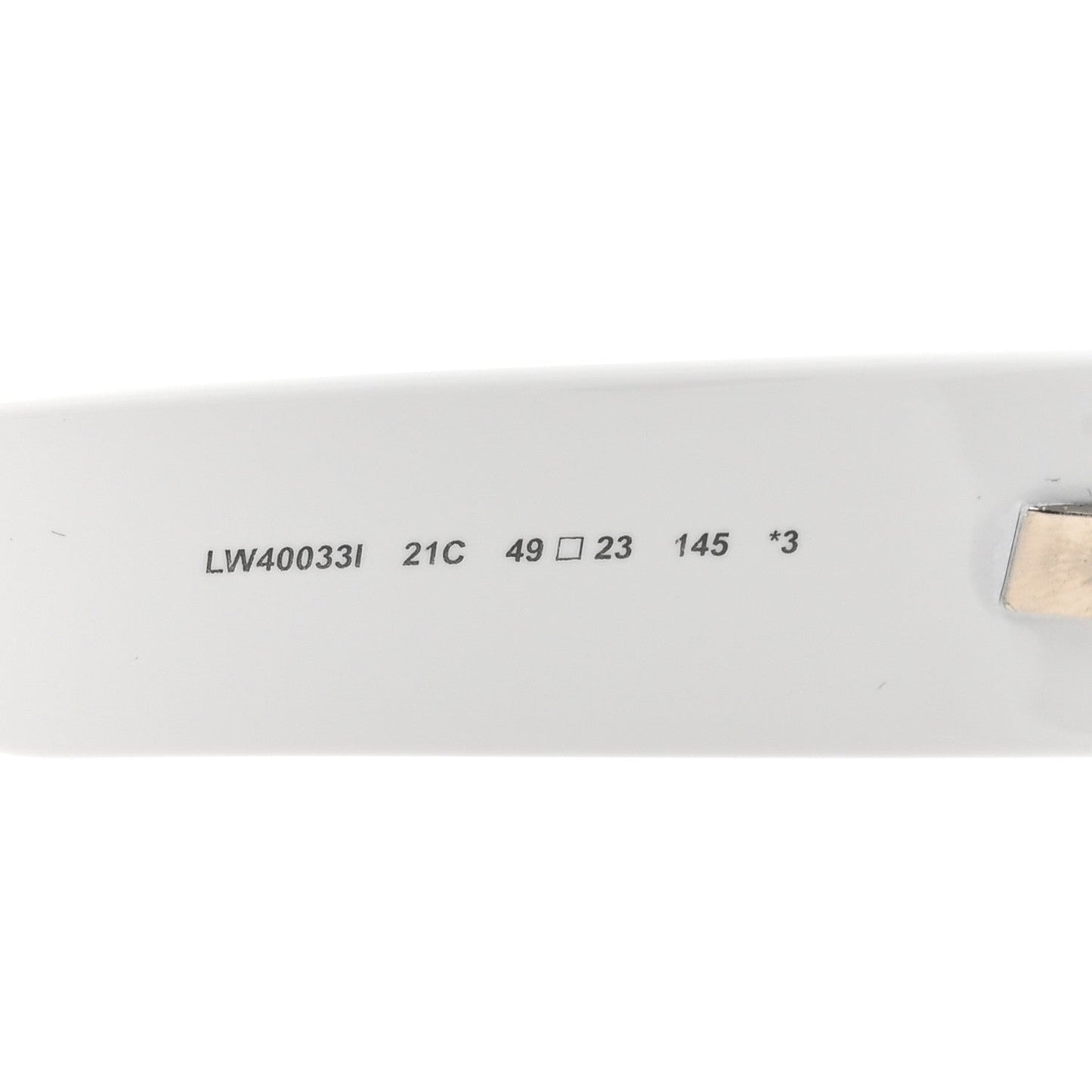 Acetate Sunglasses LW40033I White