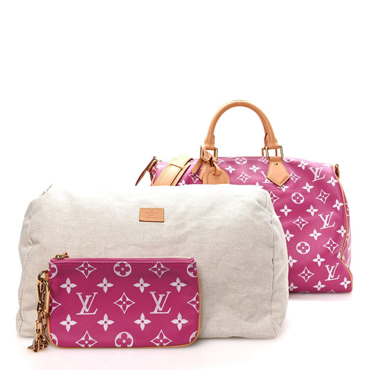 Calfskin Monogram Speedy P9 Bandouliere 40 Agate