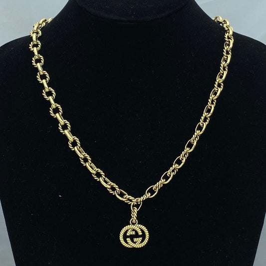 Gucci Cuban Necklace Bracelet