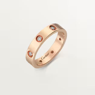 Cartier Love ring, small model, 8 diamonds