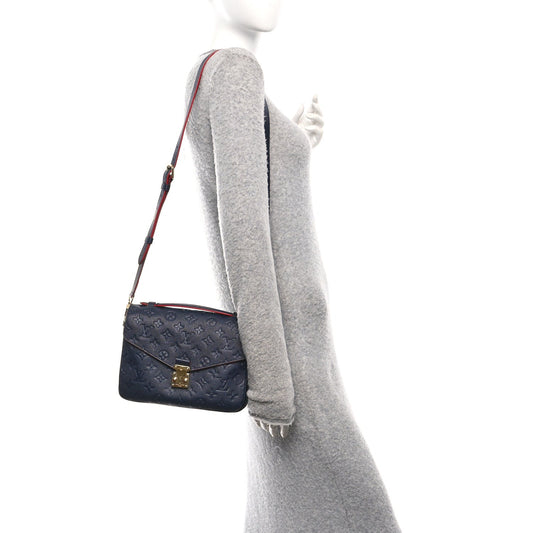 Empreinte Pochette Metis Marine Rouge