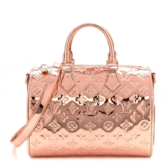 Monogram Miroir Speedy Bandouliere 25 Copper